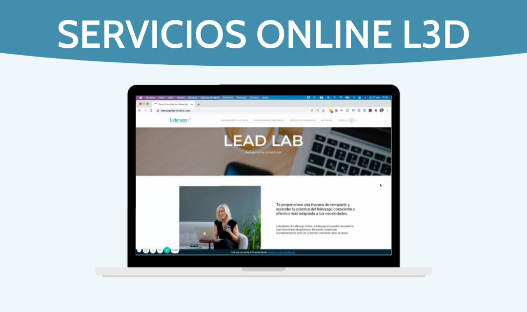Te presento Lead LAB, un espacio para compartir la práctica del liderazgo online.